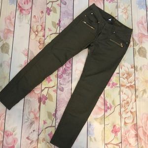 Olive Green Skinny Jean